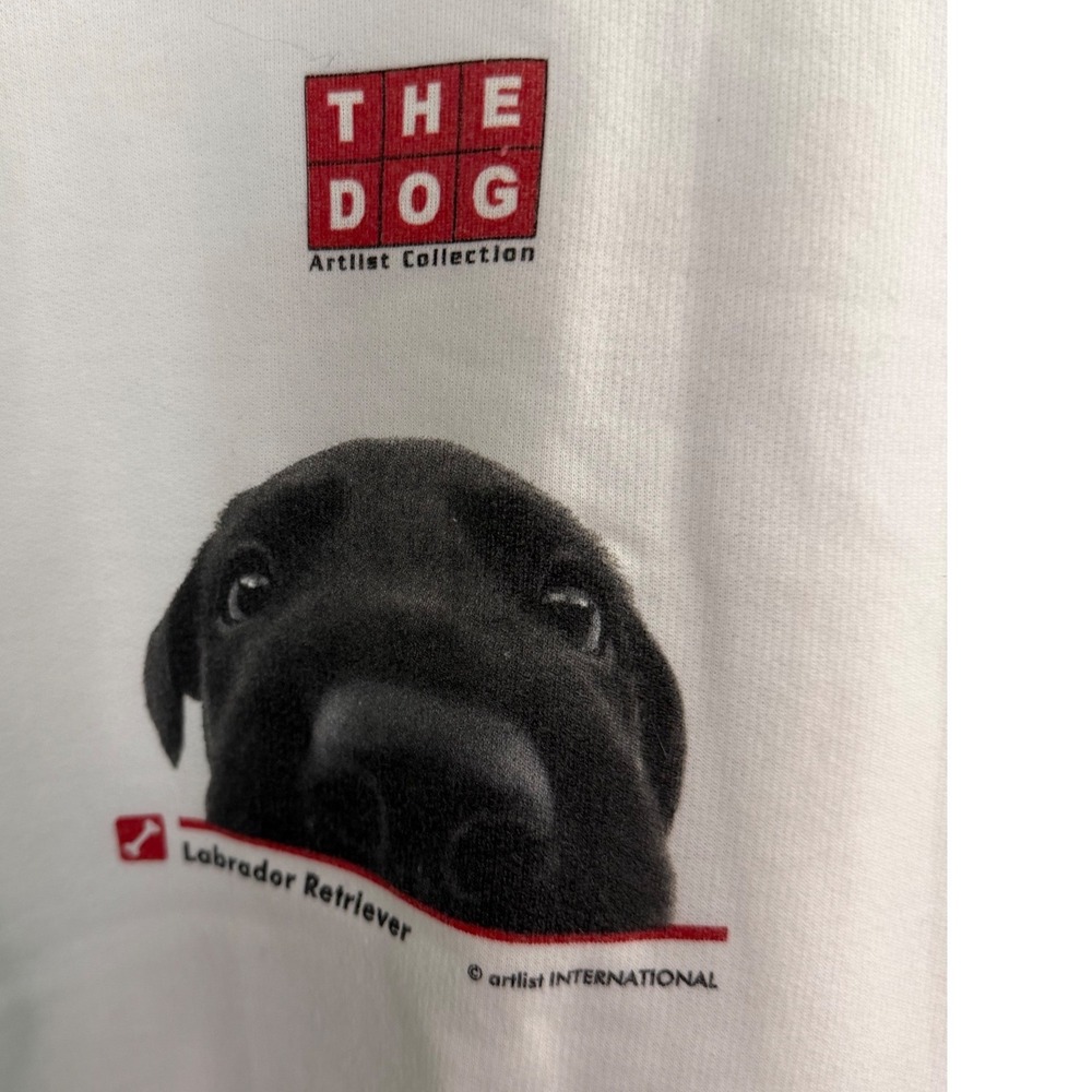 The Dog Artlist Collection Labrador Retriever Sweatshirt White‎ XL Joe Blow
